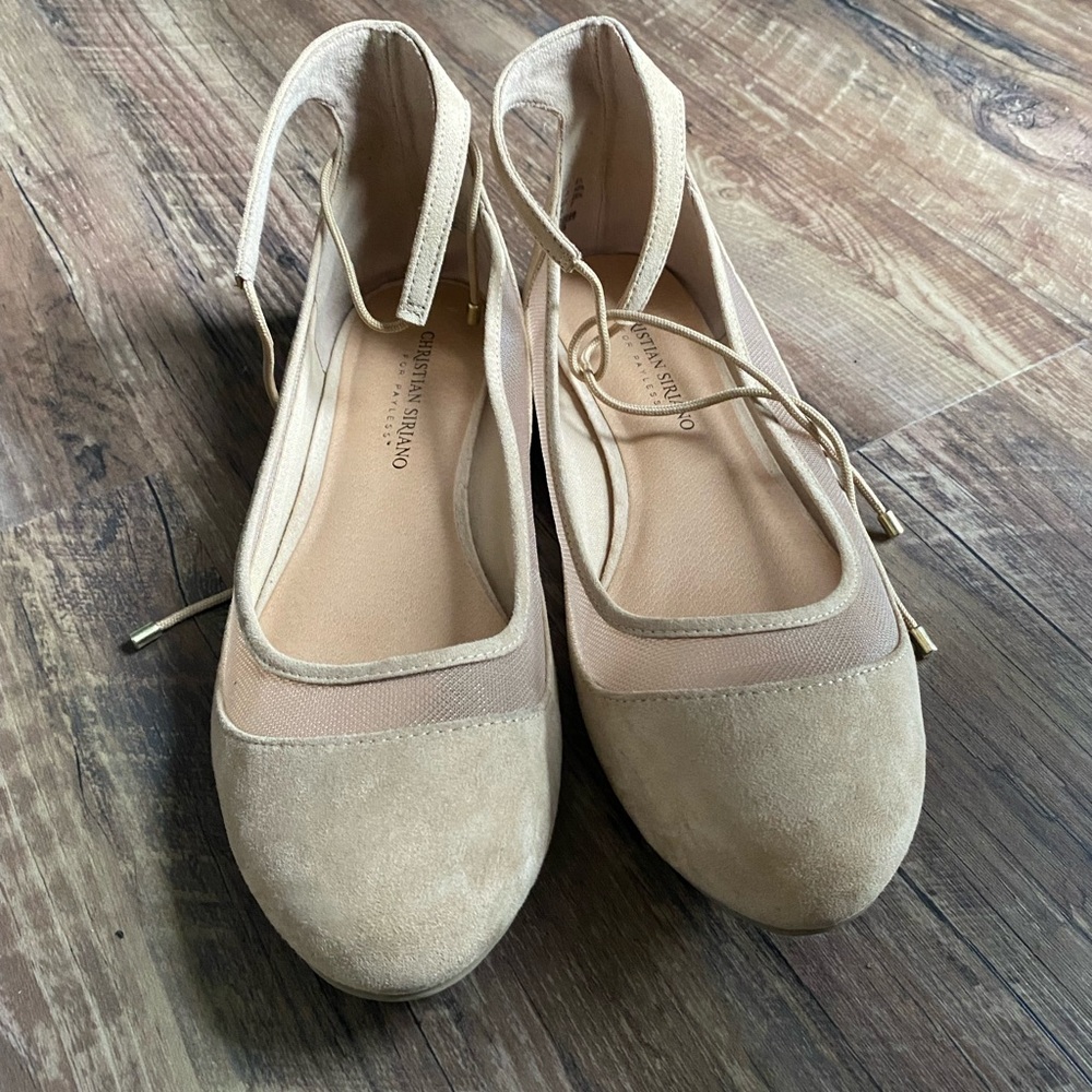 Beige Ballet Flats